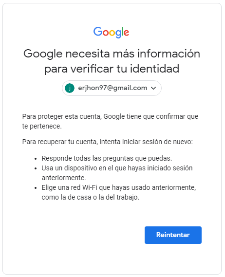 vulgar dictador voltereta Perdi mi numero asociado a mi cuenta de google y no puedo acceder -  Comunidad de Cuenta de Google