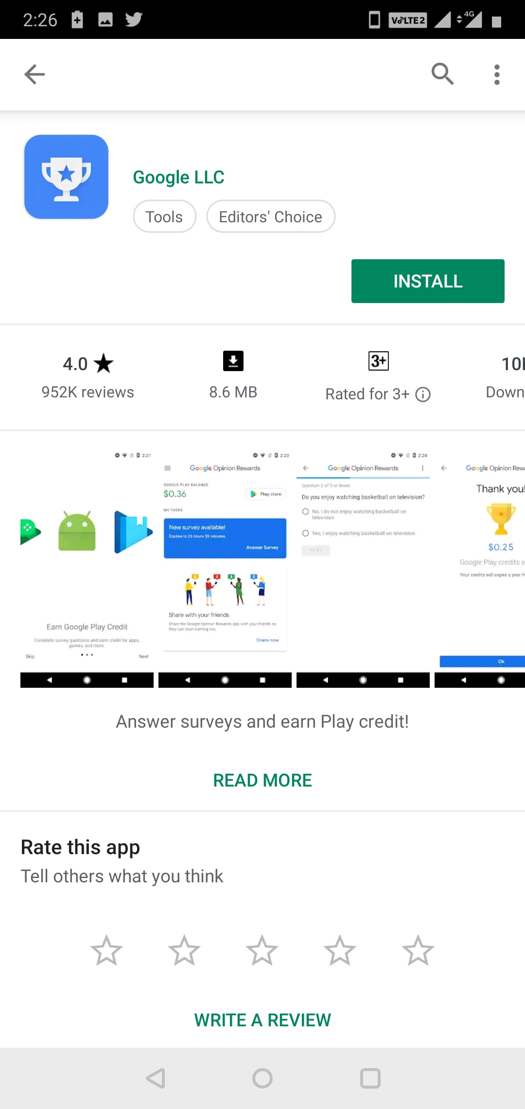 reinstalling google play store app