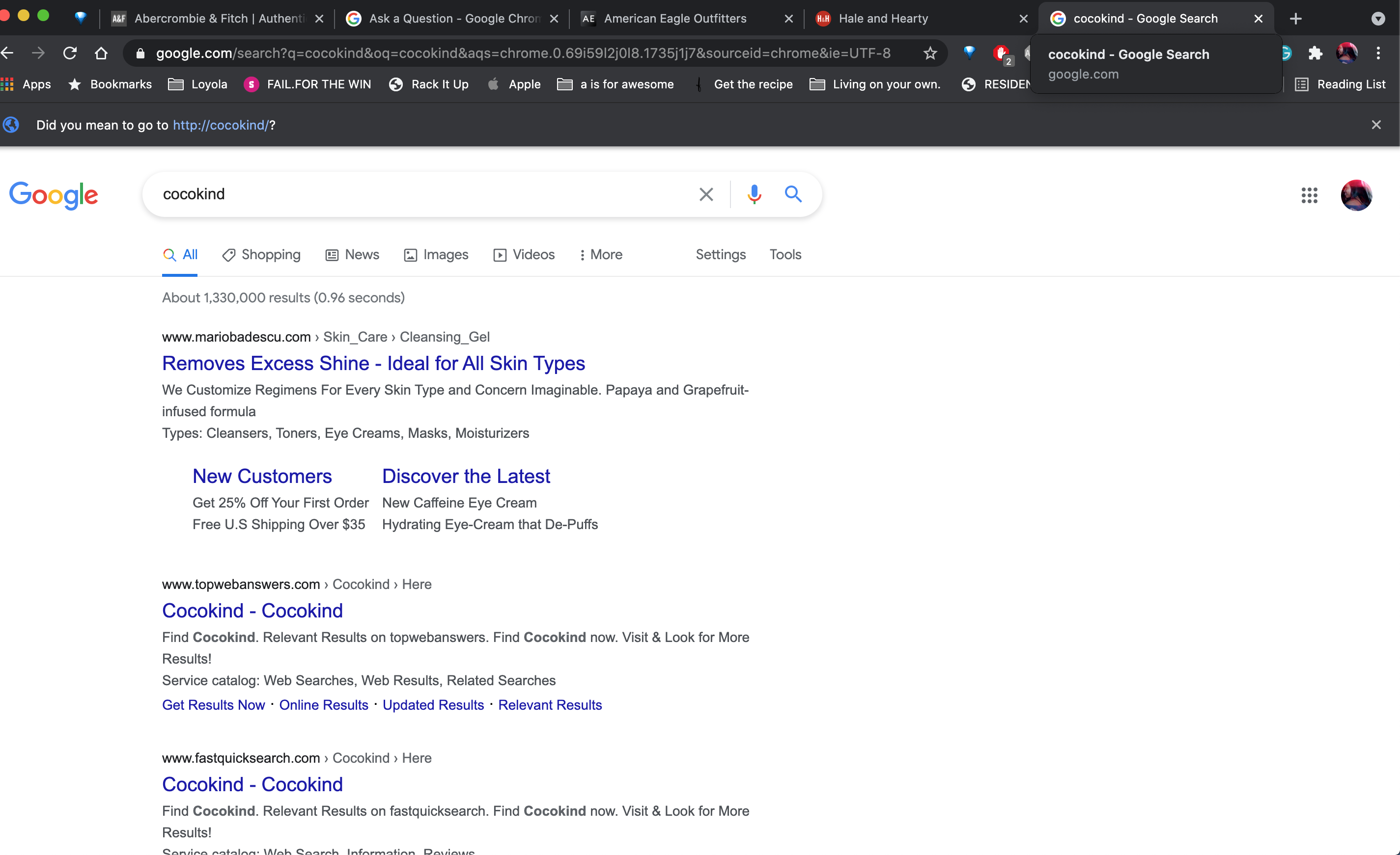 Google Chrome Search Results issue - Google Chrome Community