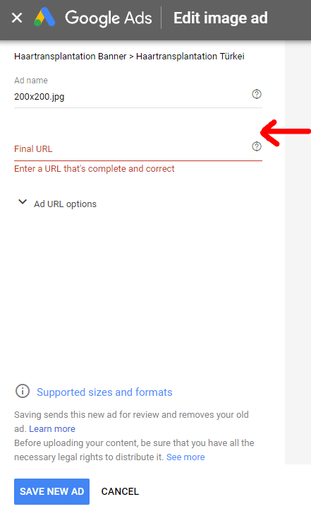 It Says Disapproved One Website Per Ad Group Google Ads Help