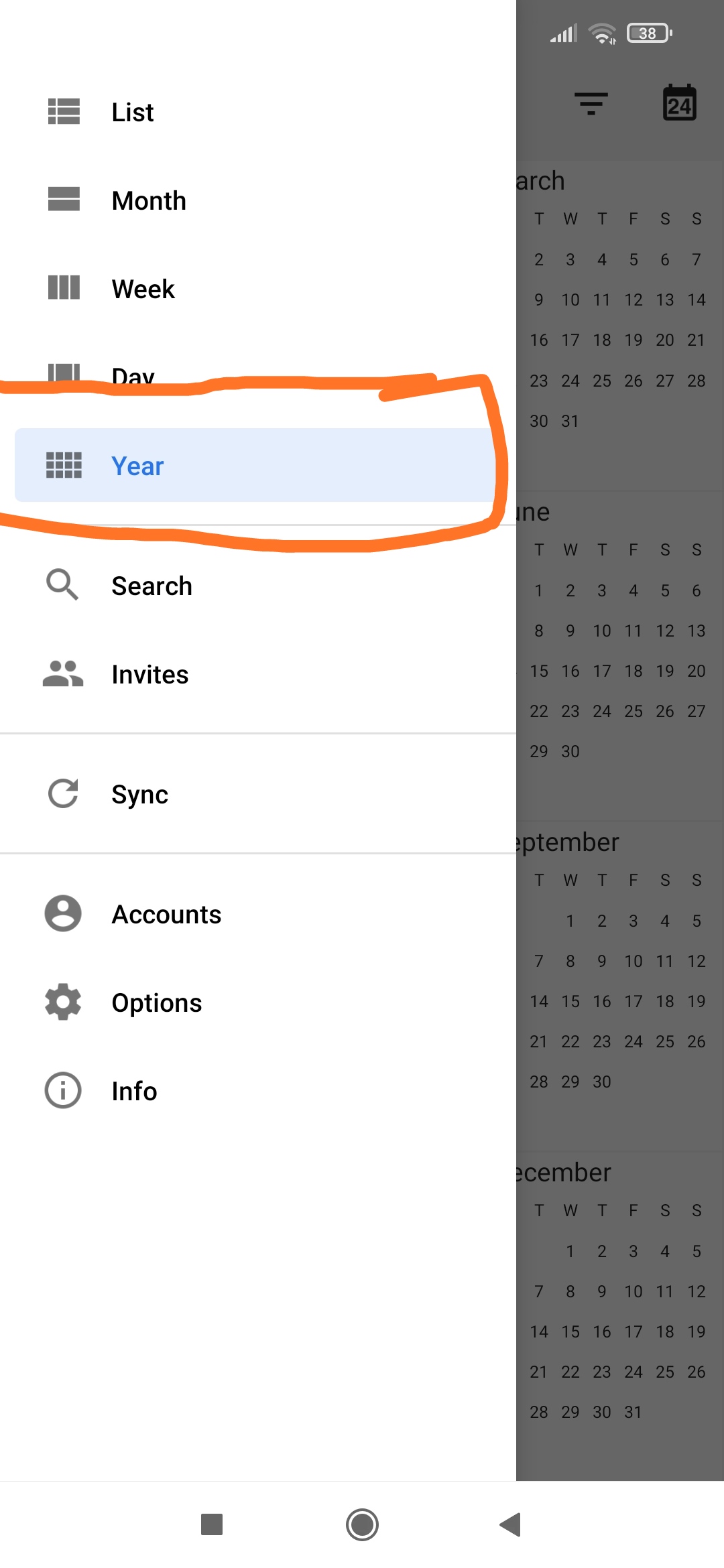 calendar app android