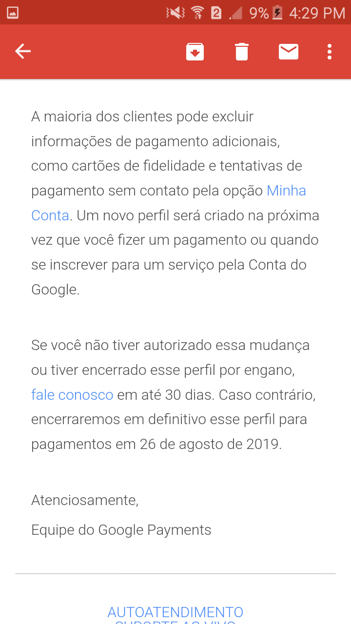 Pagamentos - Comunidade Google Play