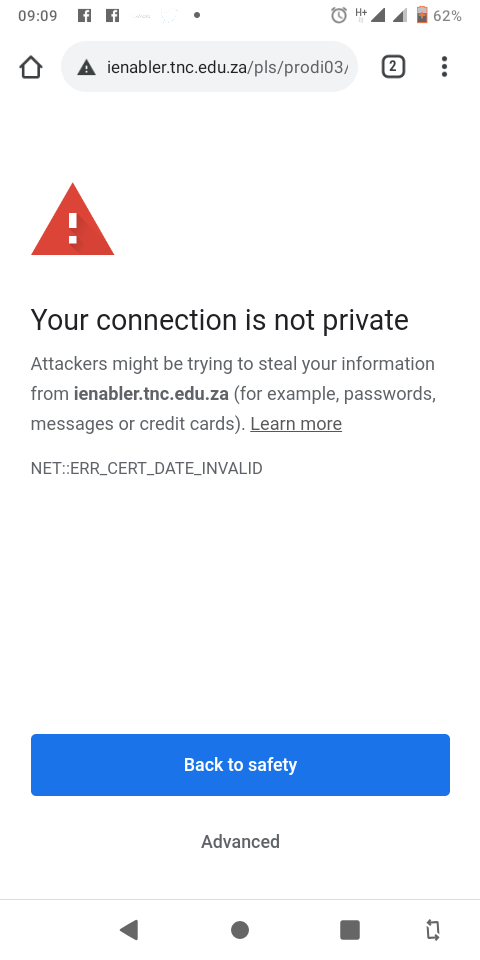 Fix Your connection is not privateAttackers might be trying to steal your  information 