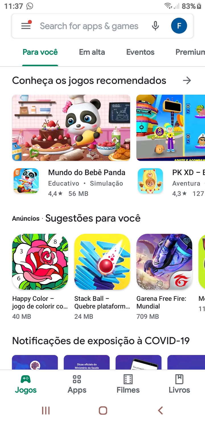 Meu play story esta inglês - Comunidade Google Play