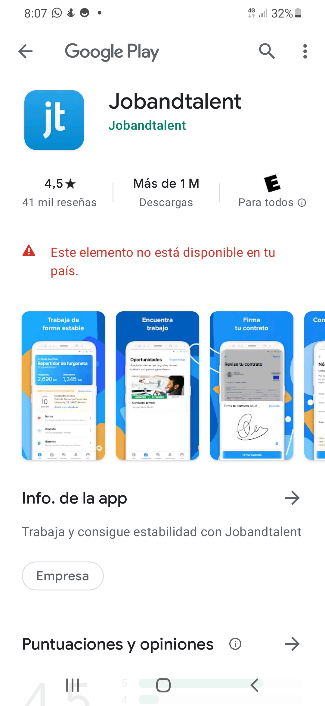 hola no puedo decargar una app me dice que no esta disponible en mi lpais -  Comunidad de Google Play