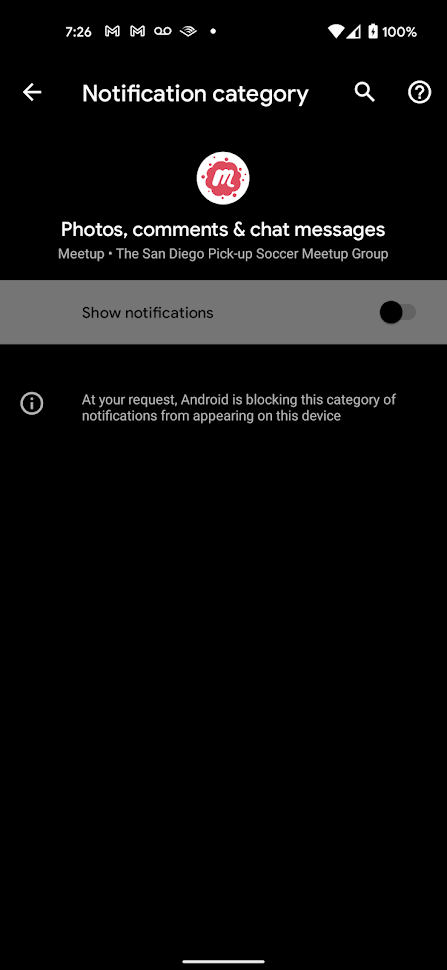 android - How to show push notification in the app just like