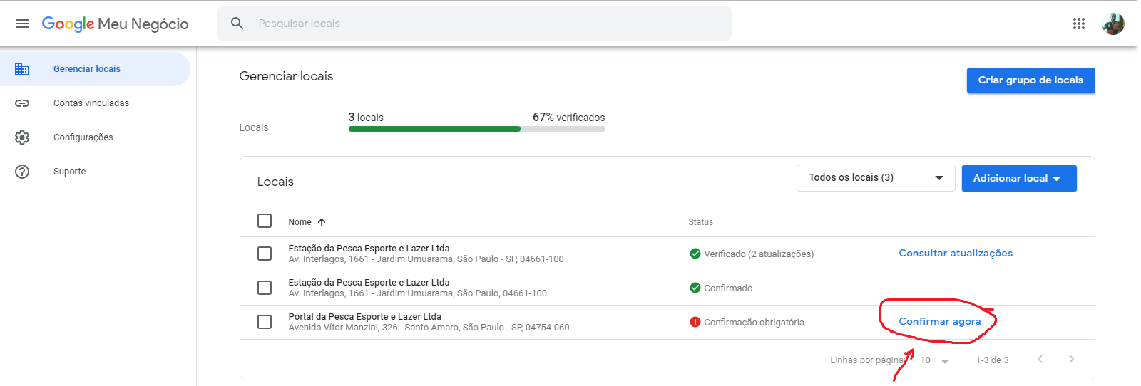 Não consigo editar os horários de funcionamento do estabelecimento, mesmo  com o e-mail verificado - Comunidade Perfil da empresa no Google