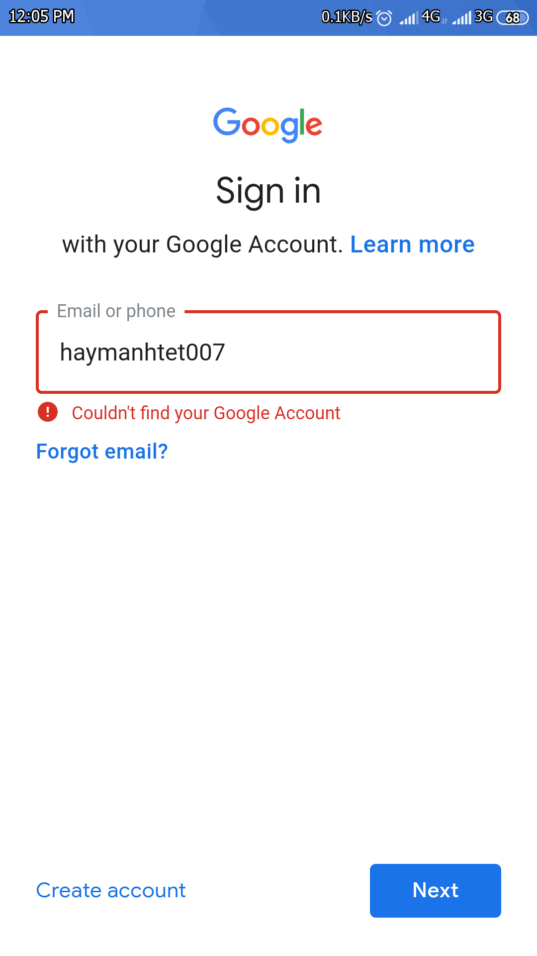 I Have A Gmail Account Id Is Haymanhtet007 Gmail Com But I Can T Login Rightnow Please Help Gmail Community