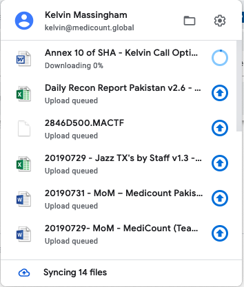 google photos desktop uploader stuck