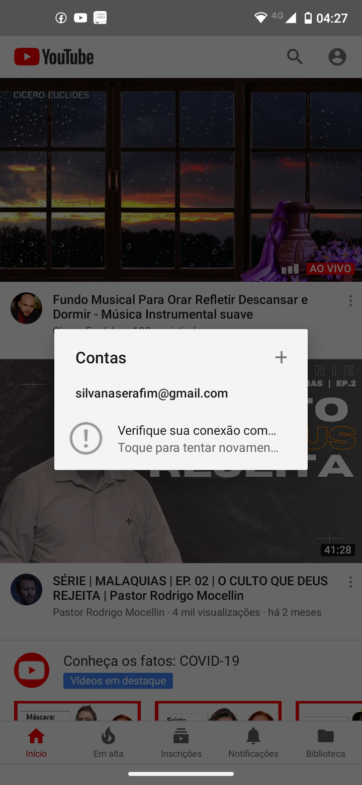 Não consigo fazer login na minha conta - Comunidade Conta do Google