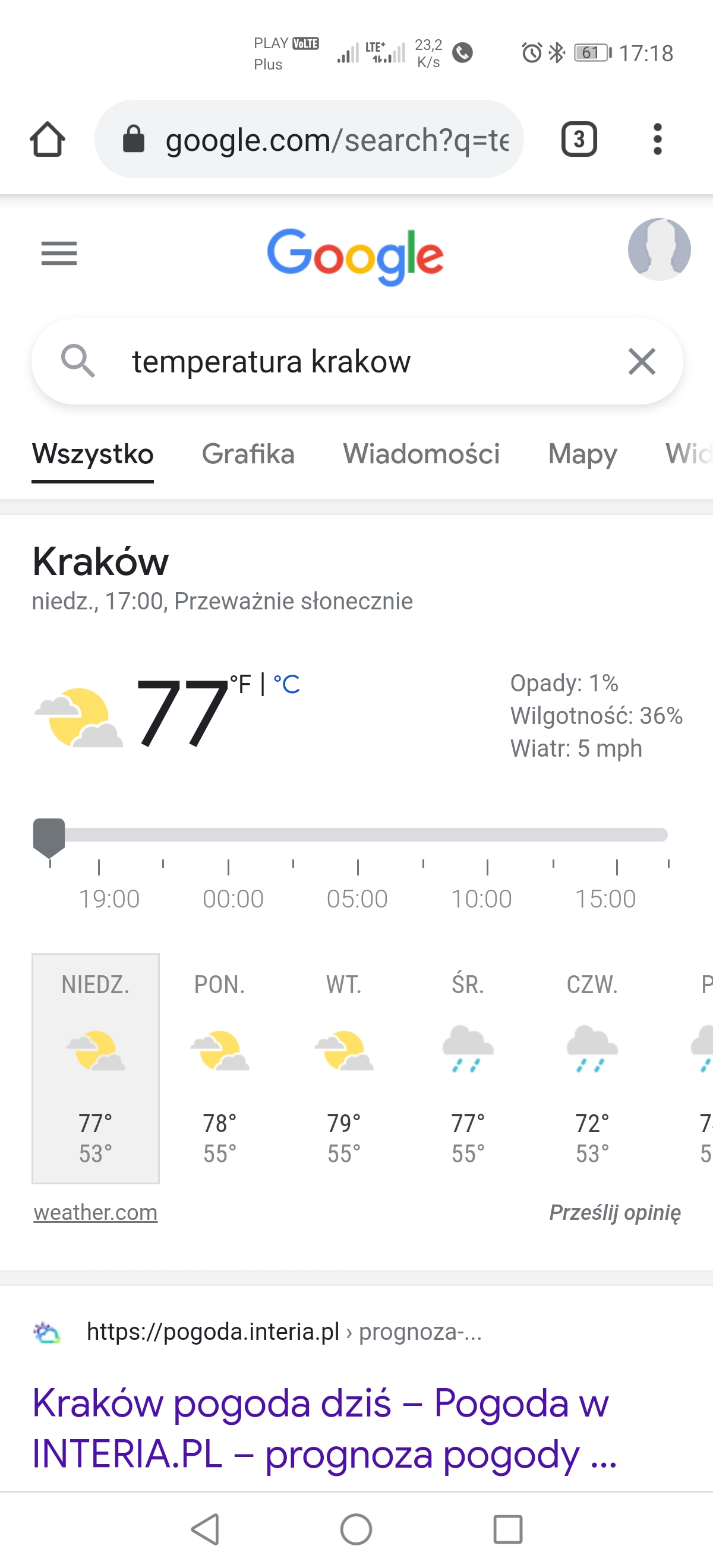 Zmiana Stopni Temperatury Z Fahrenheita Na Celsjusza - Społeczność Konto Google