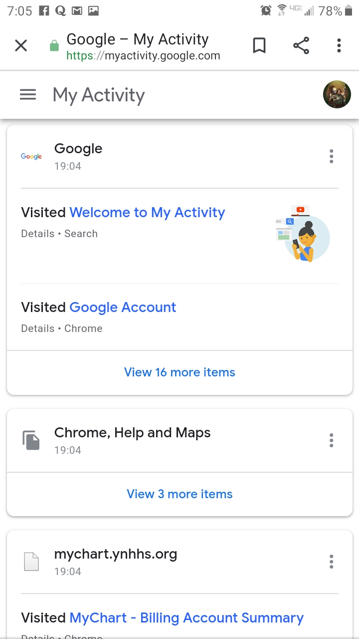 Google activity