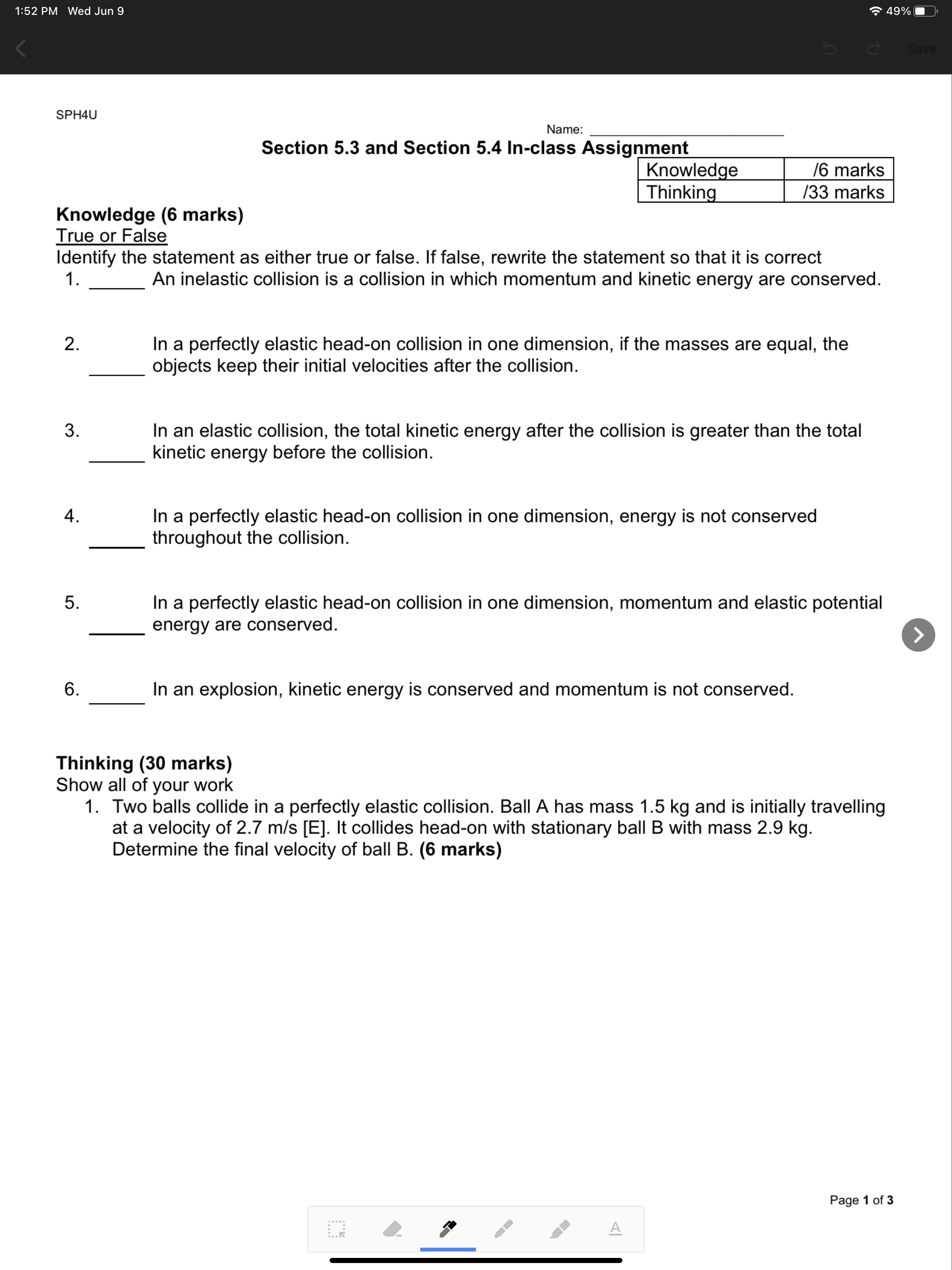 How to Annotate Student Work in the Google Classroom iPad App