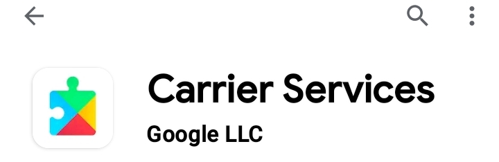 Para que serve o Carrier Services? Preciso instala-lo? Encontrei