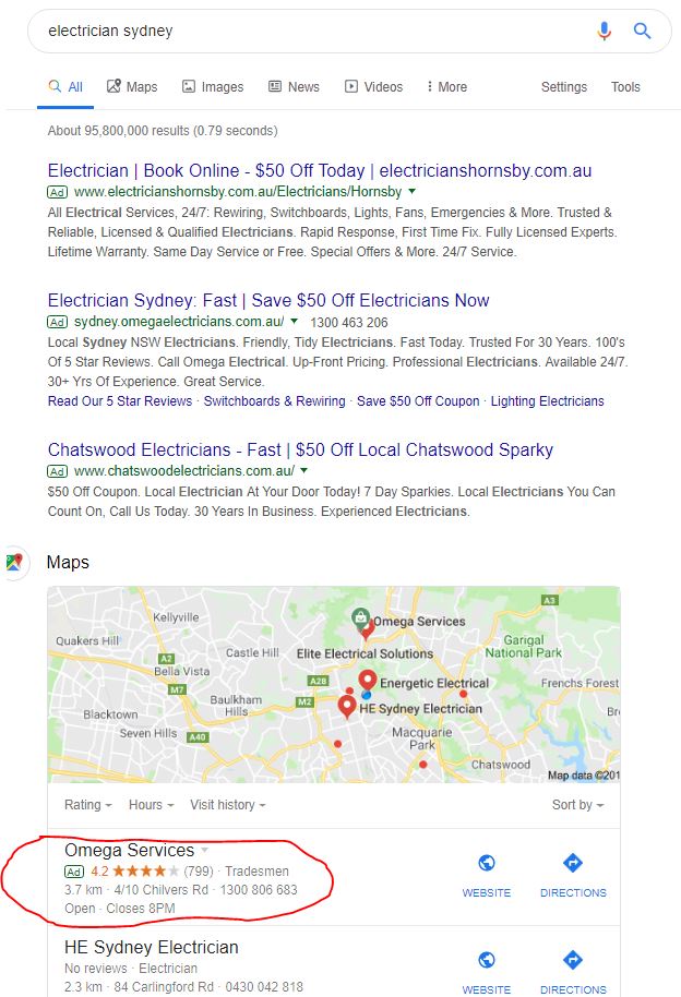 Lsa Ads Not Yet Officially Available In Australia But Ads Are Showing In  Serps - Google Ads Community