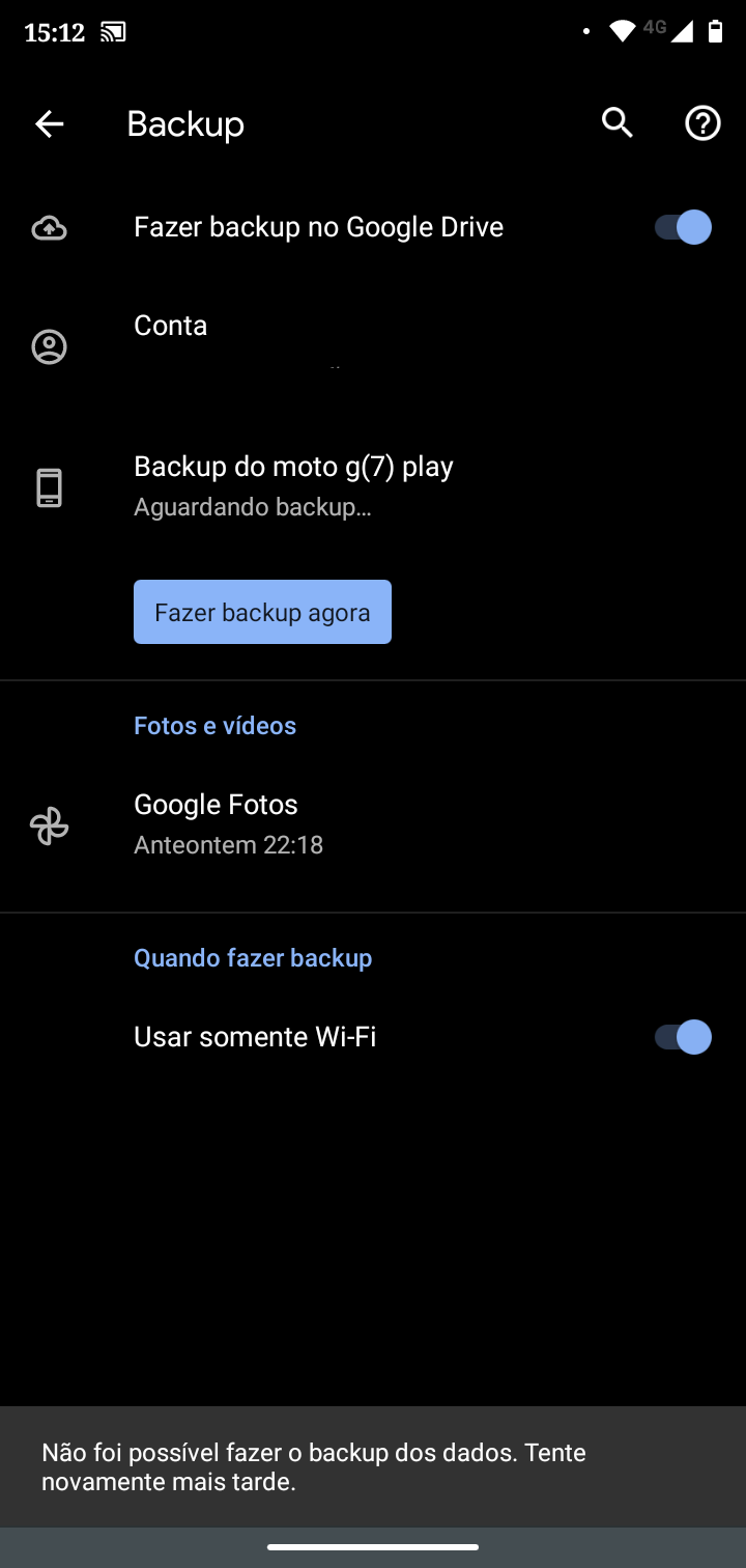 Moto G4 Play: como fazer backup no celular