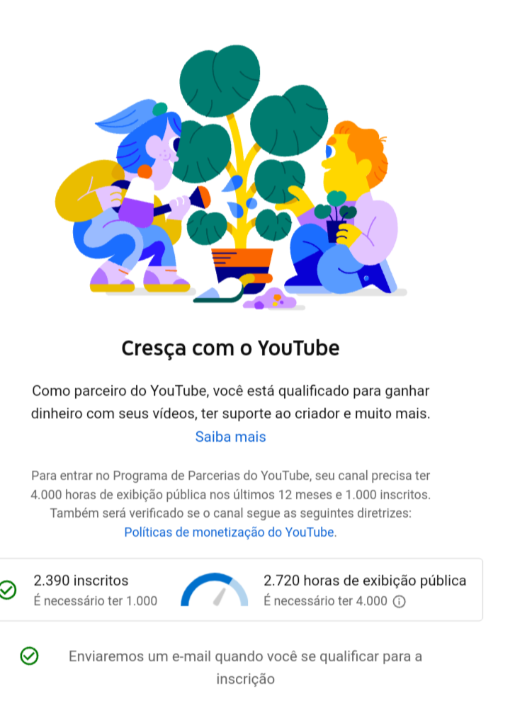 Só queria compartilhar a alegria de meu canal ter chego aos 5000 inscritos.  Significa muito pra