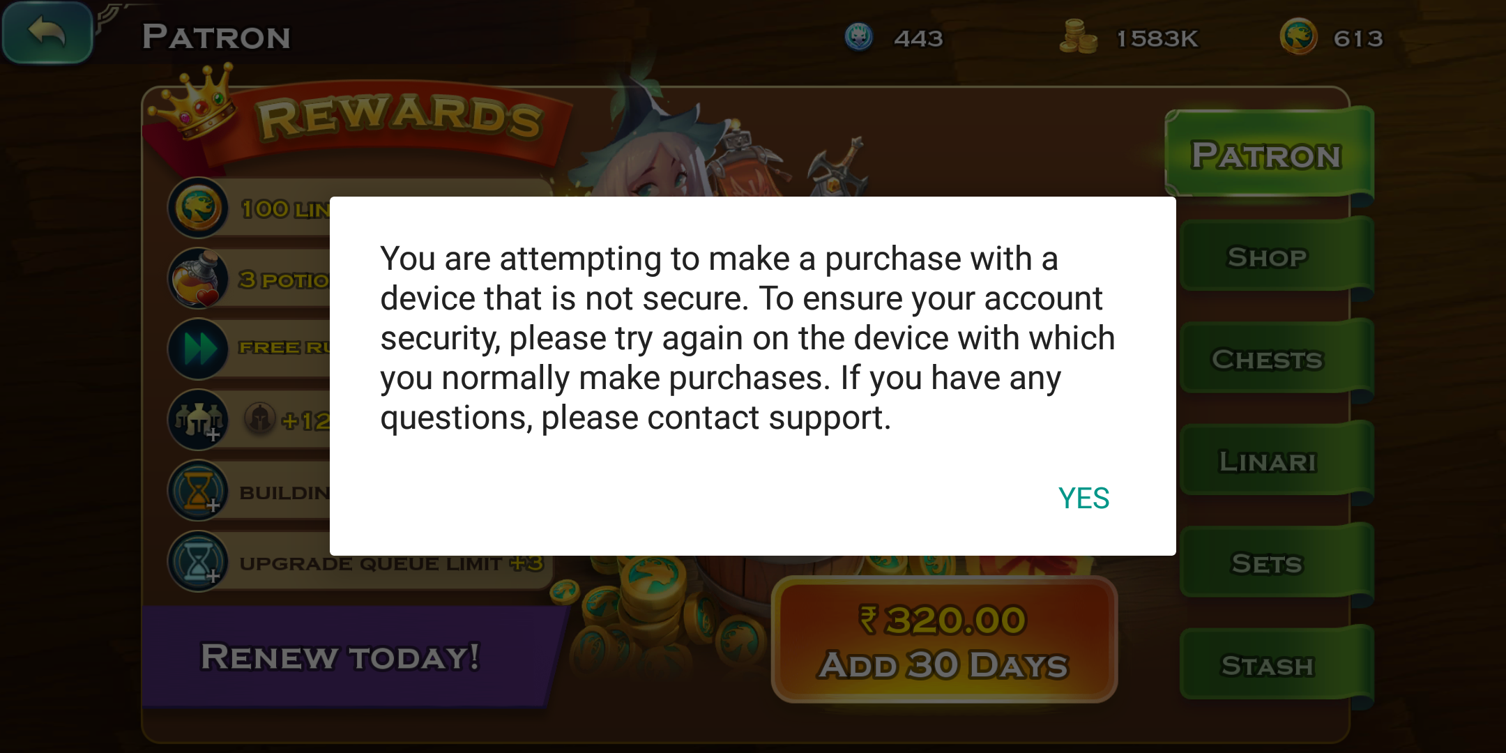 You Are Attempting To Make A Purchase From Device Which Is Not Secure Google Play Community