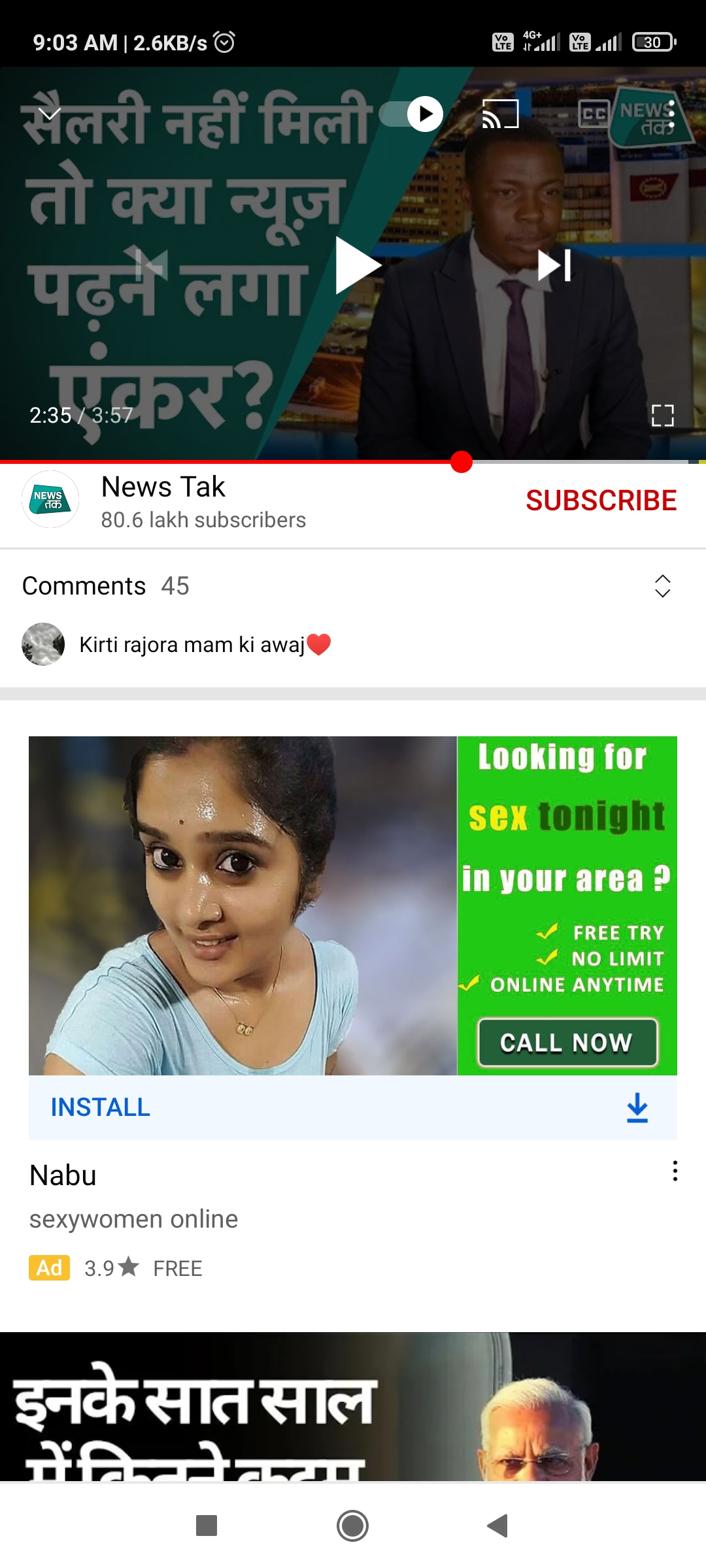 In youtube ads is totally sex girls selling video ads , porn graphic , ads  showing totally feka - YouTube Community