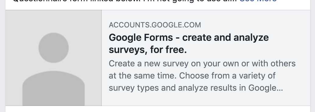 Why Isn T My Google Form Thumbnail And Title Showing When I Share