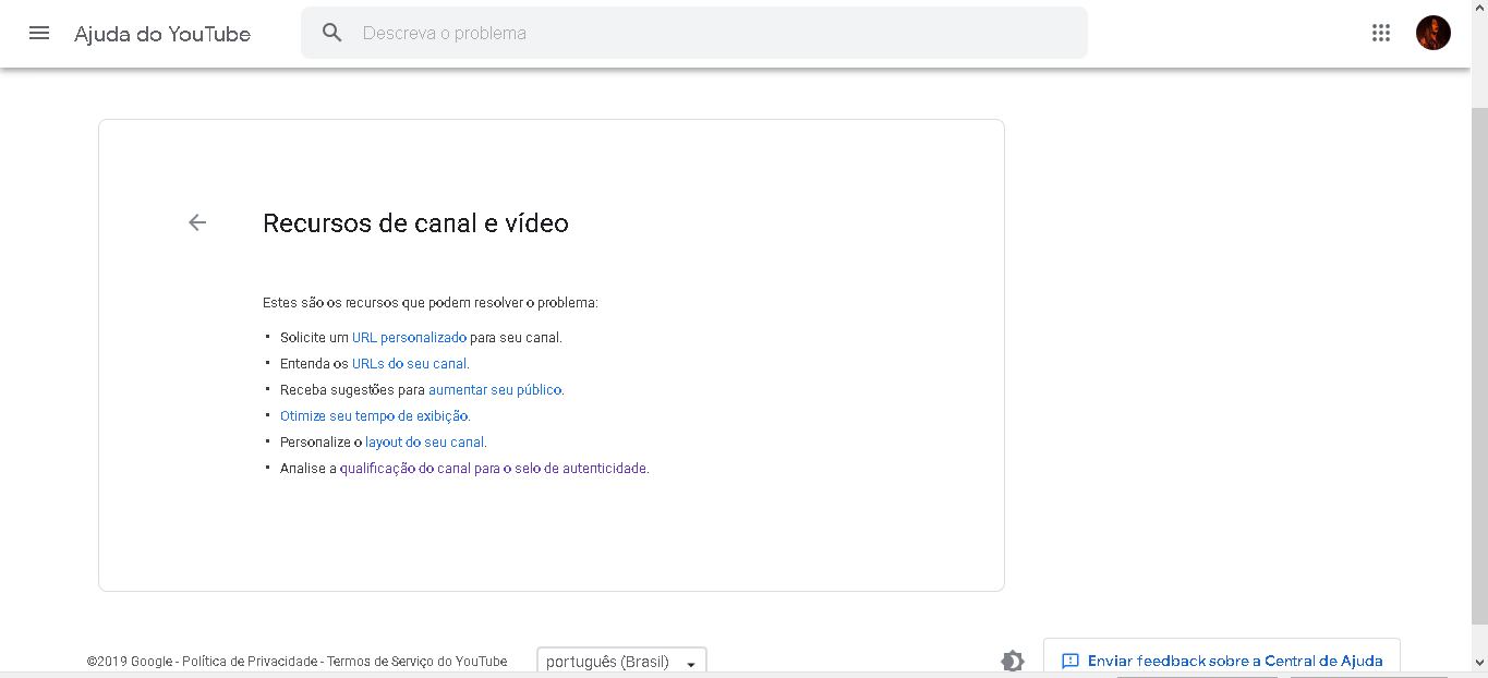 Por que os recursos não aparecem no site, como comentários e fórum da  equipe do canal? – Help Center