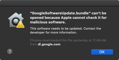 google chrome update for my mac