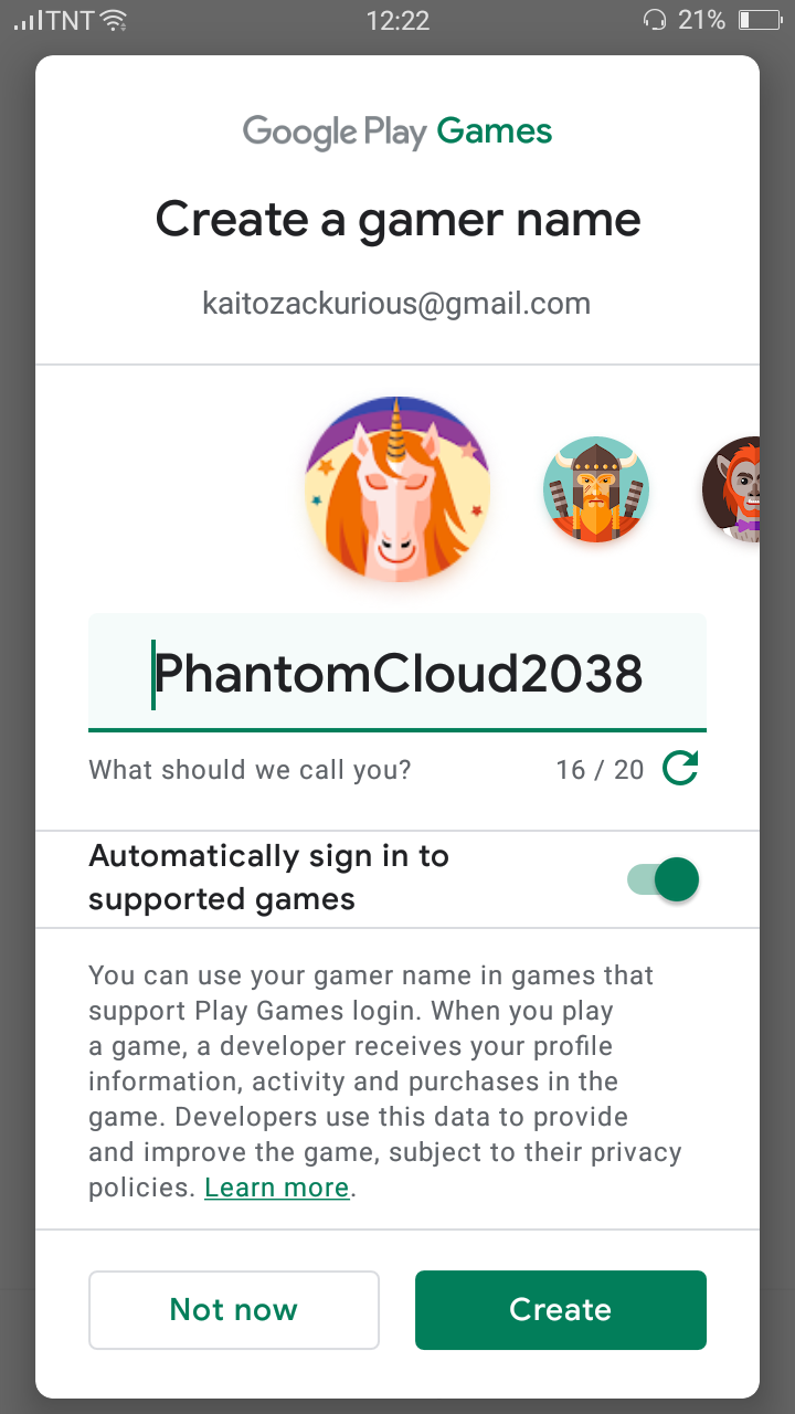 Why can't i use Google Play Games?