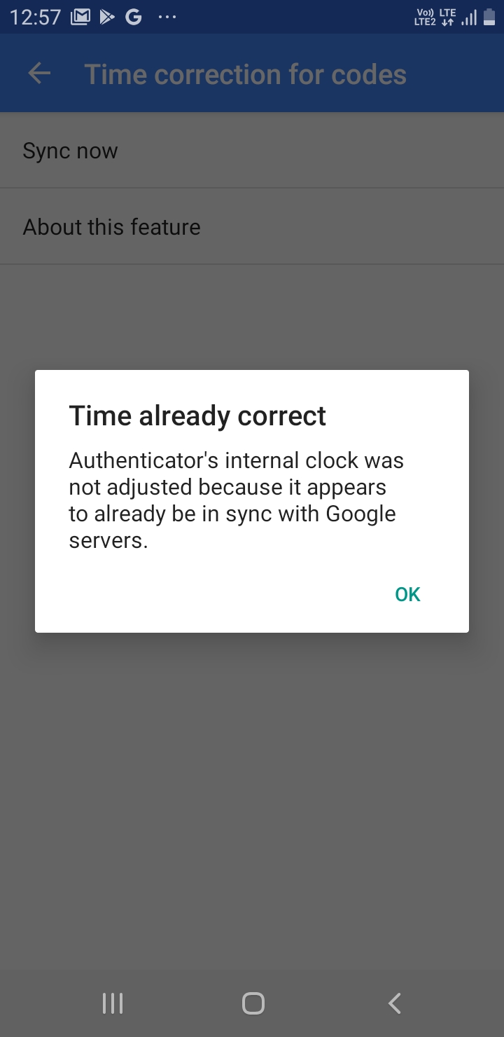 Time sync authenticator google Google Authenticator
