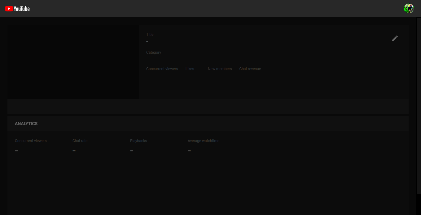 Go Live Youtube Studio Page Is Blank Youtube Community