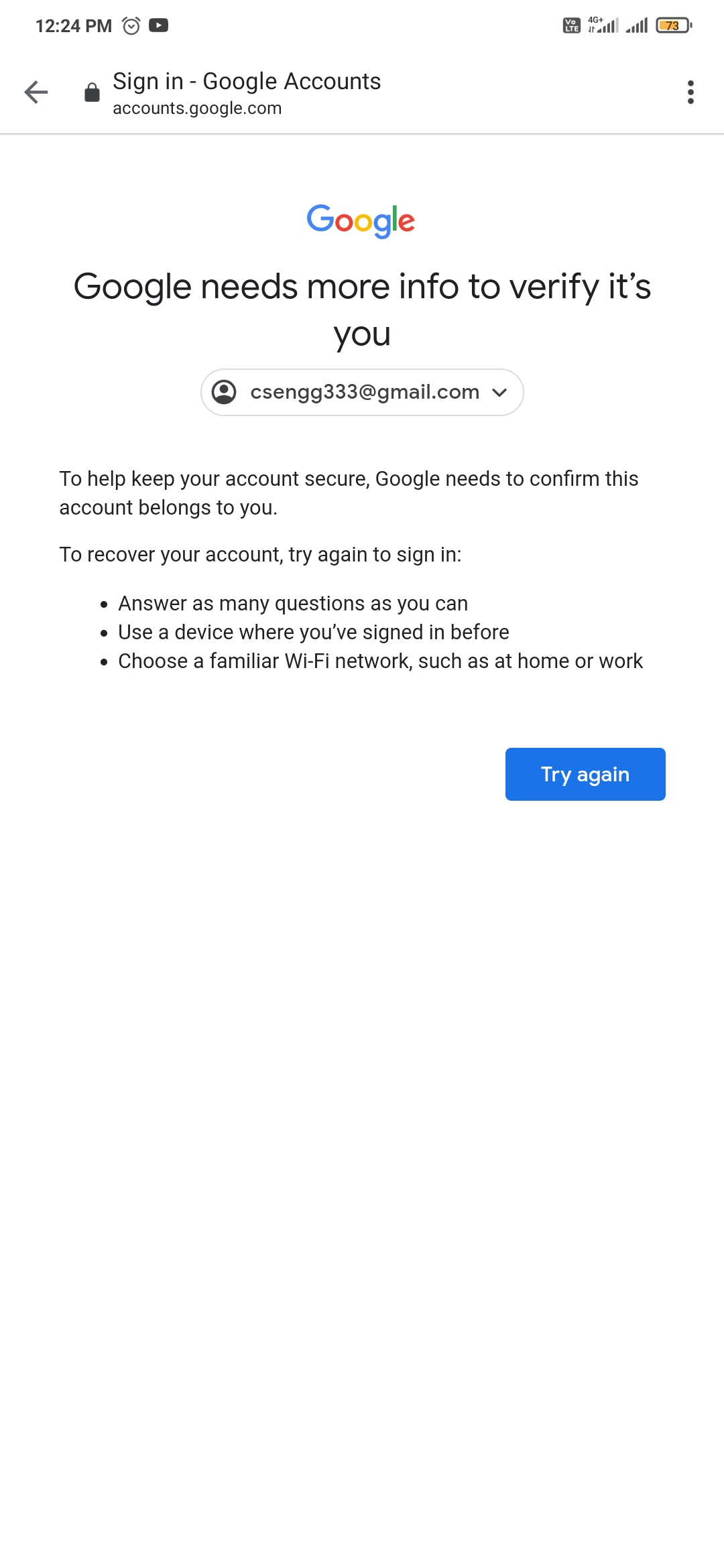 Can t Verify My Account Google Chrome Community Can t Verify My Account Google Chrome Community