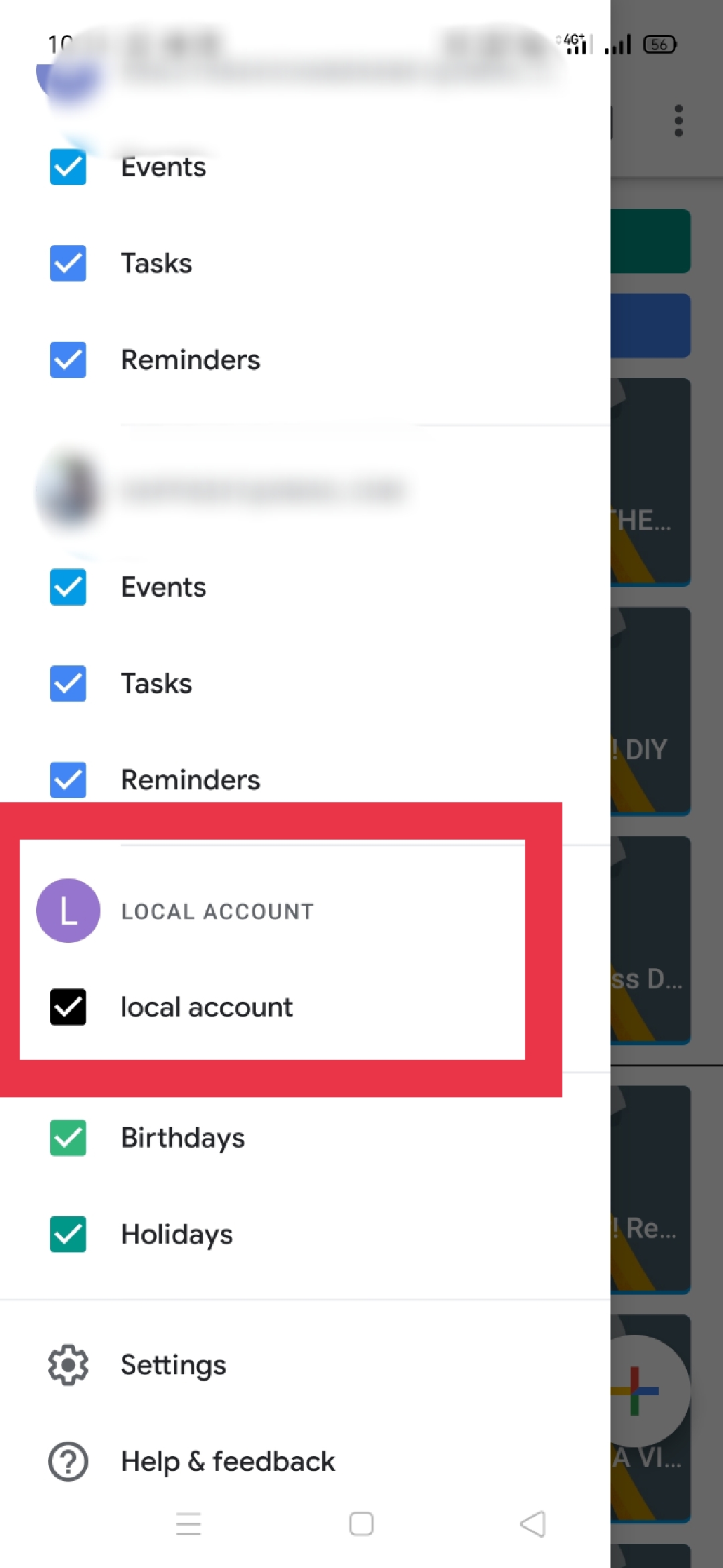 How to remove local account in Google Calendar? Google Calendar Community