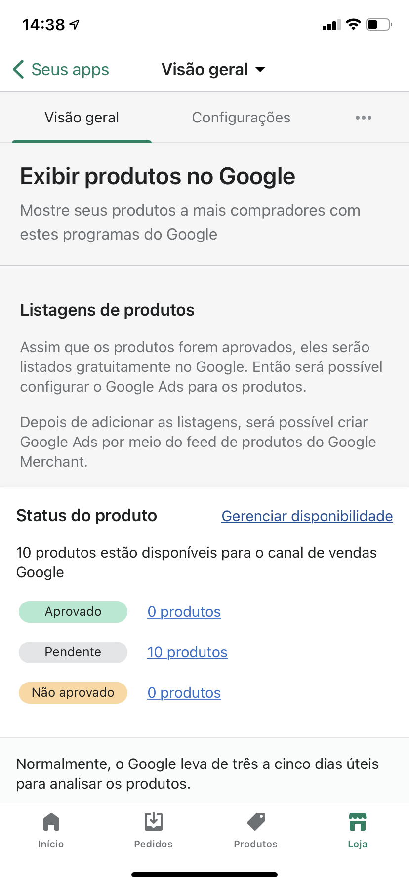 Eu subi meus produtos pro google shopping via Shopify e está mais de 15  dias em análise, me ajudem - Comunidade Google Ads