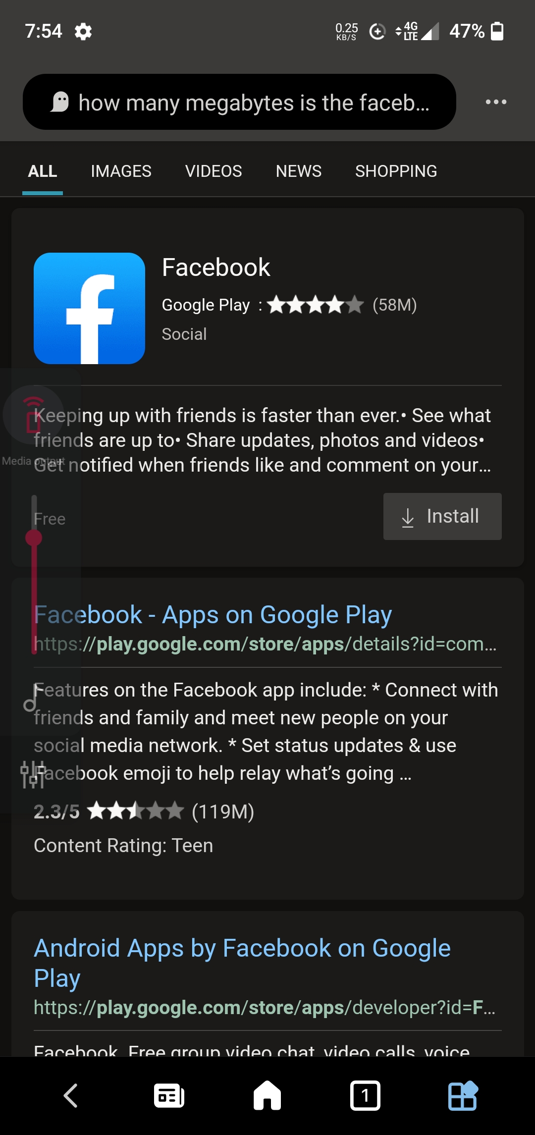 Facebook on the App Store