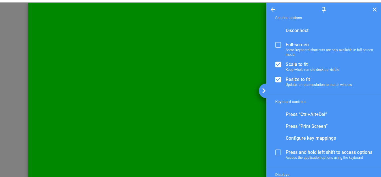 Chrome Remote Desktop Showing Green Screen Google Chrome Help