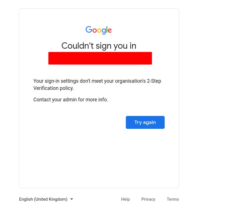 How to fix the Google Drive sign-in loop error.