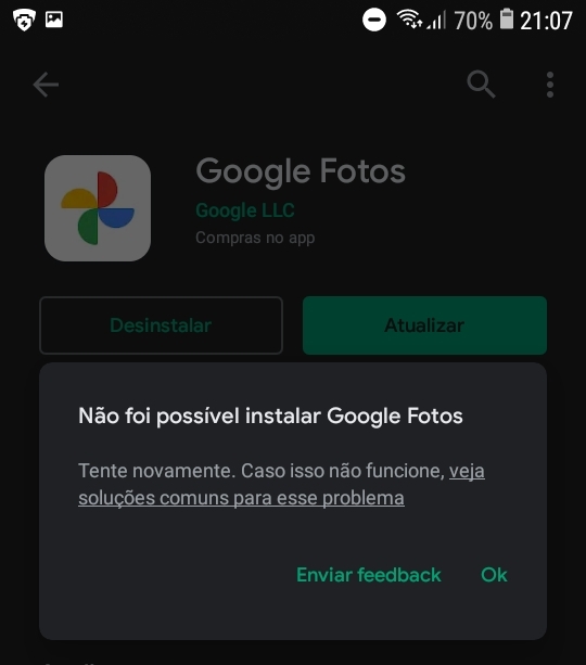 Problemas de atualização - Comunidade Android