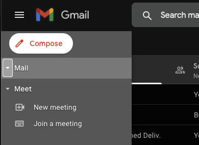 screen turns gray when signing in gmail on mac