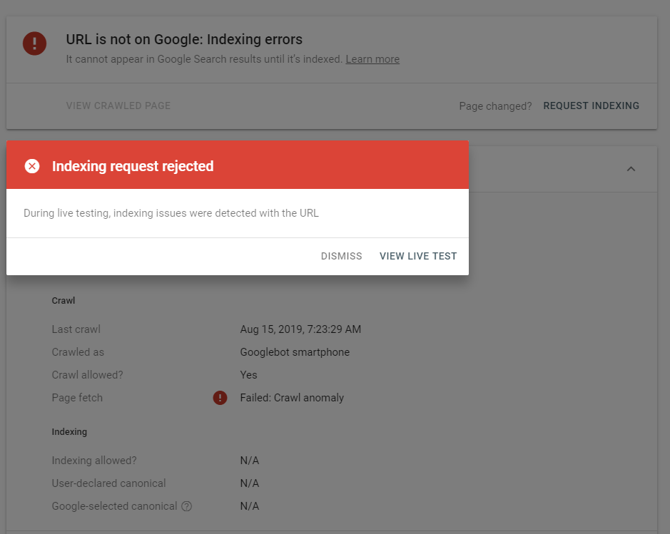 Index url found. Index url found