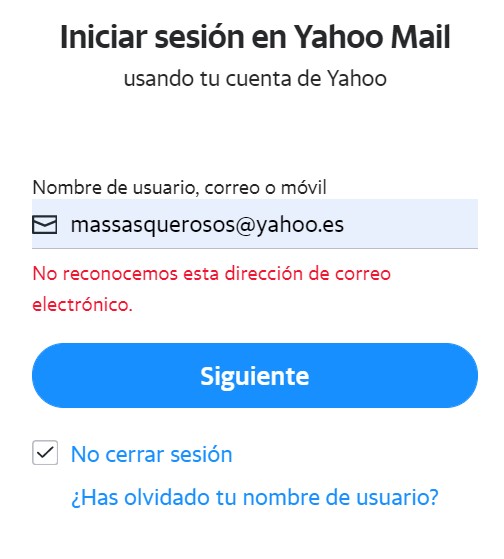 Yahoo! Mail » Iniciar sesión y entrar al correo