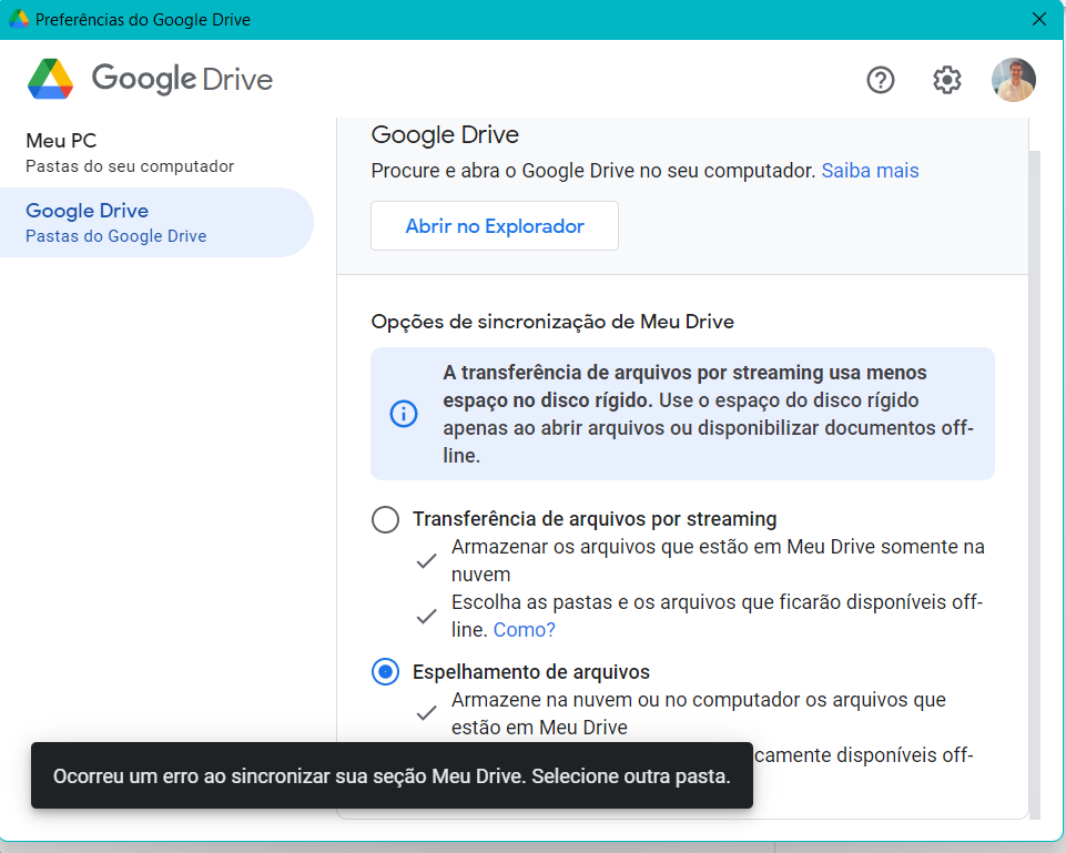 Como sincronizar o Google Drive com pastas do seu computador