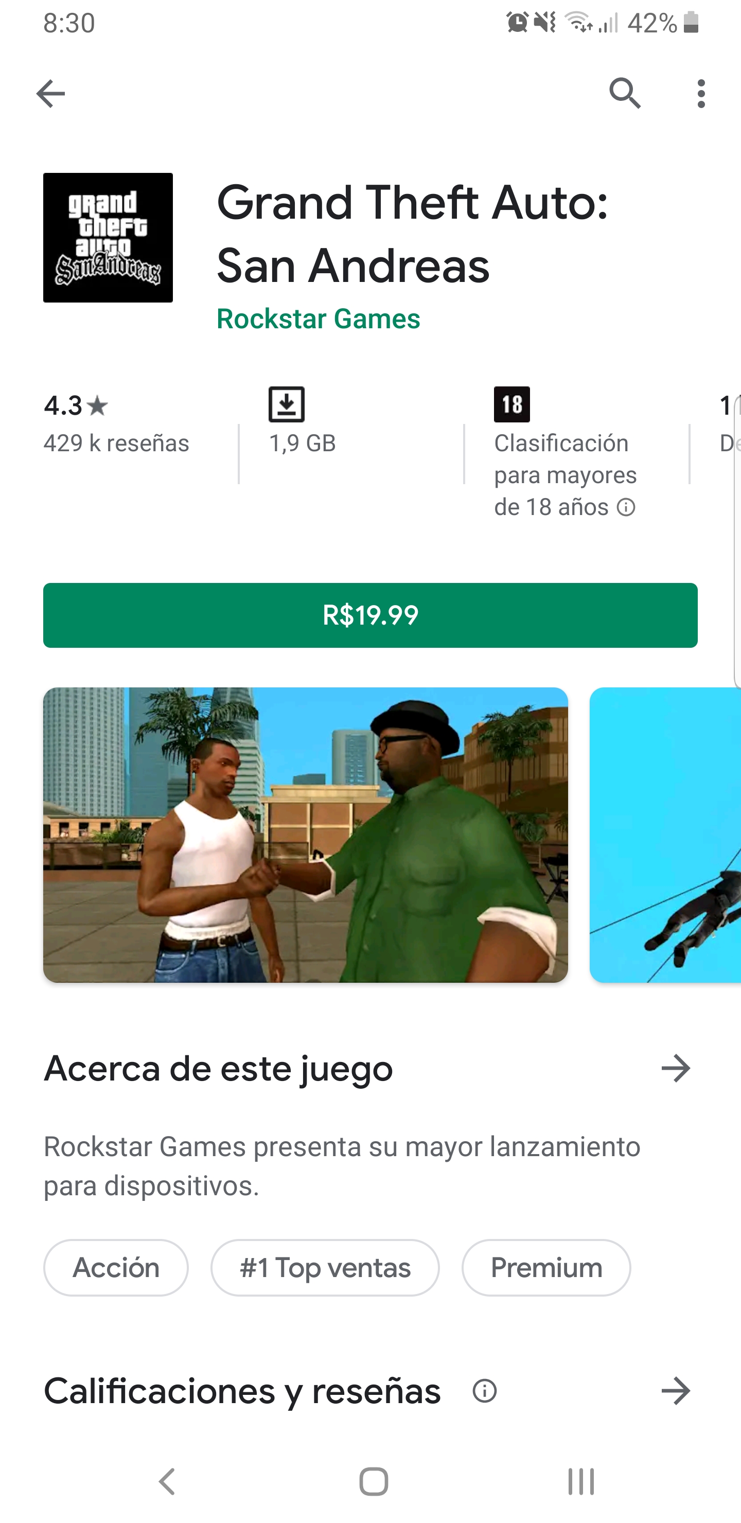 como baixar GTA San Andreas na Play Store