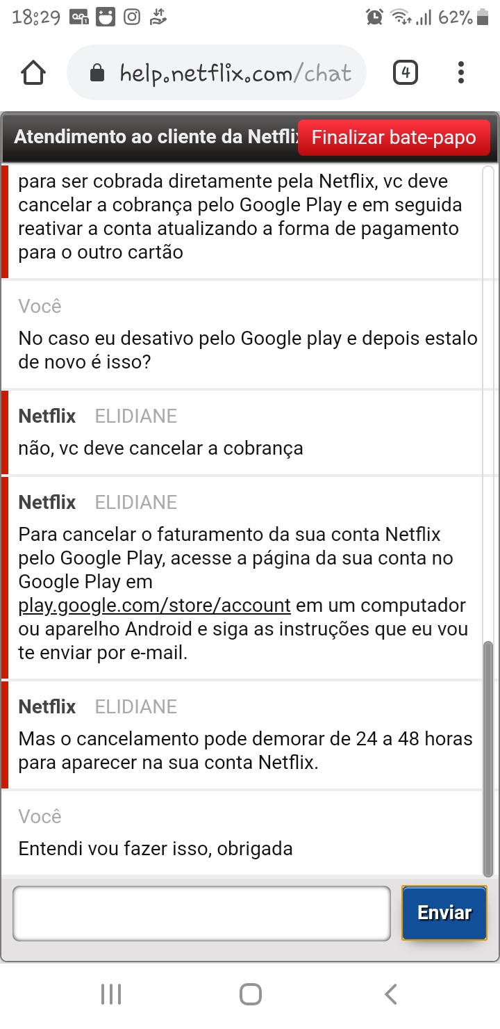 Cancelamento de assinatura - Comunidade Google Play