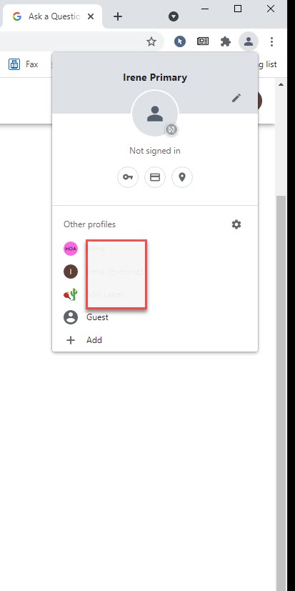 Google Chrome profile cannot sync - Google Chrome Community