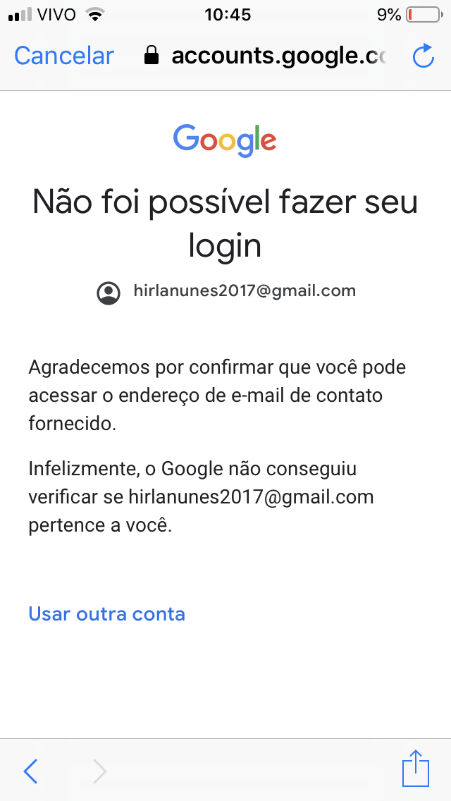 Nao Consigo Recuperar Minha Senha Gmail