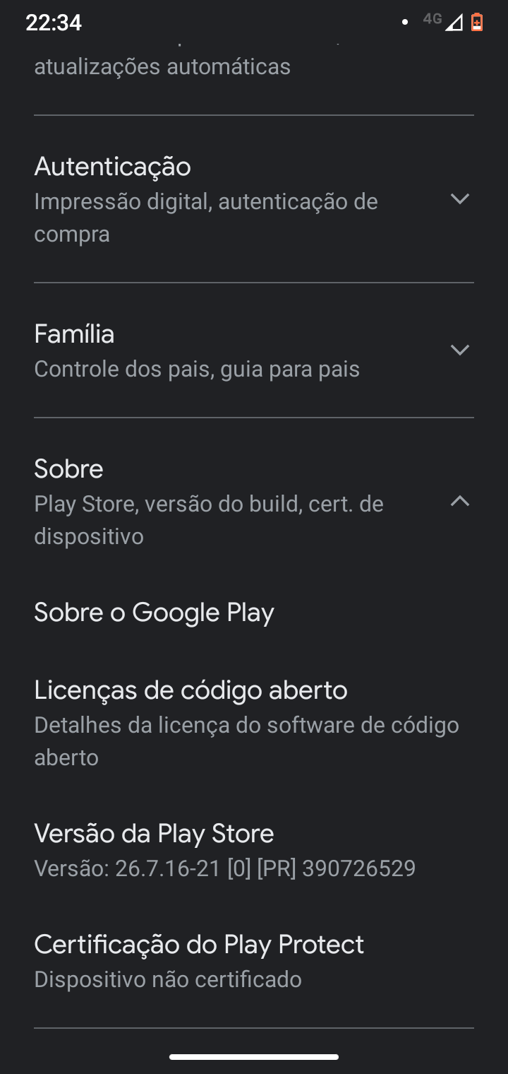 Como sair da conta da Google Play Store pelo celular com Android