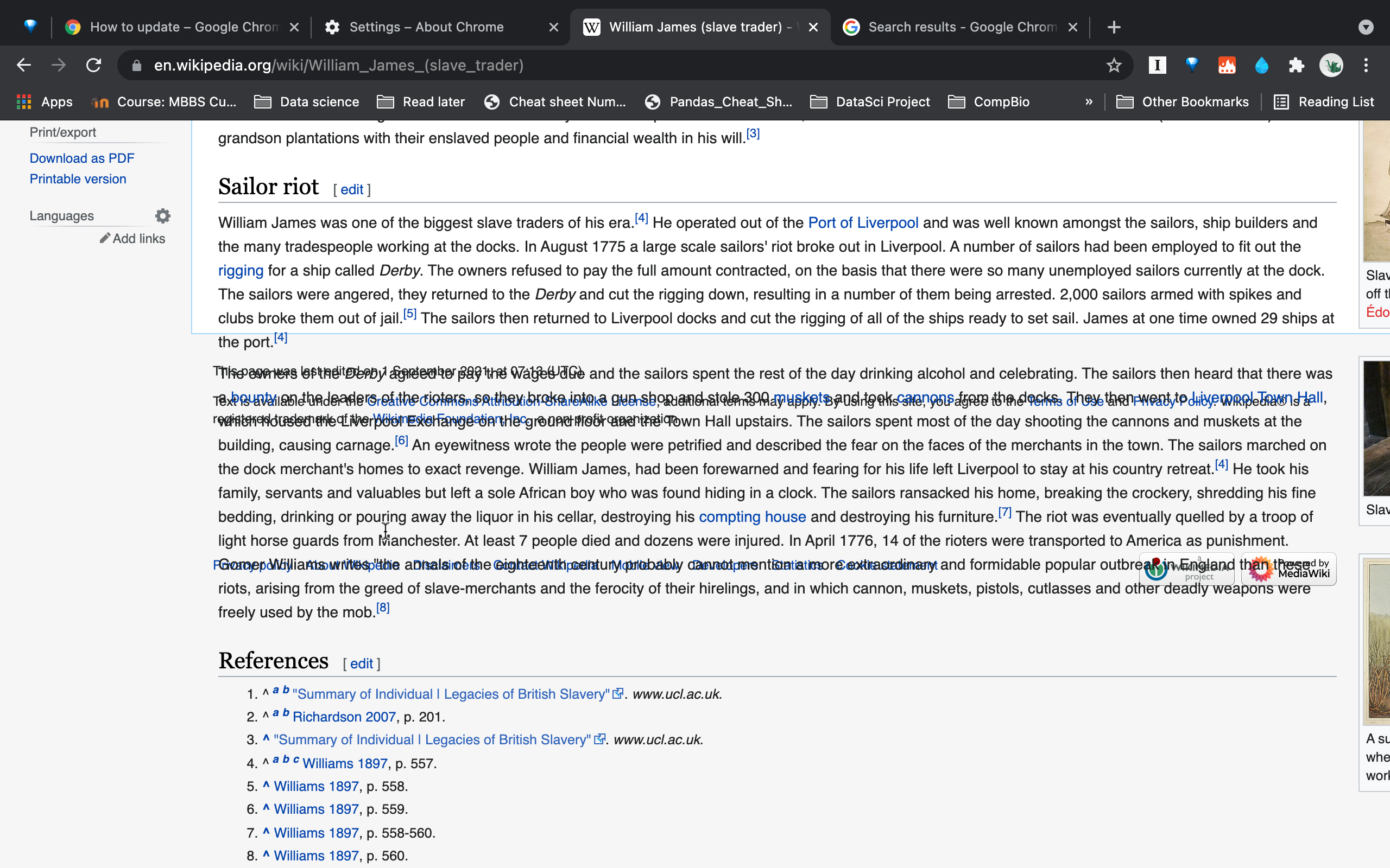 Wikipedia not rendering properly on Chrome - Google Chrome Community