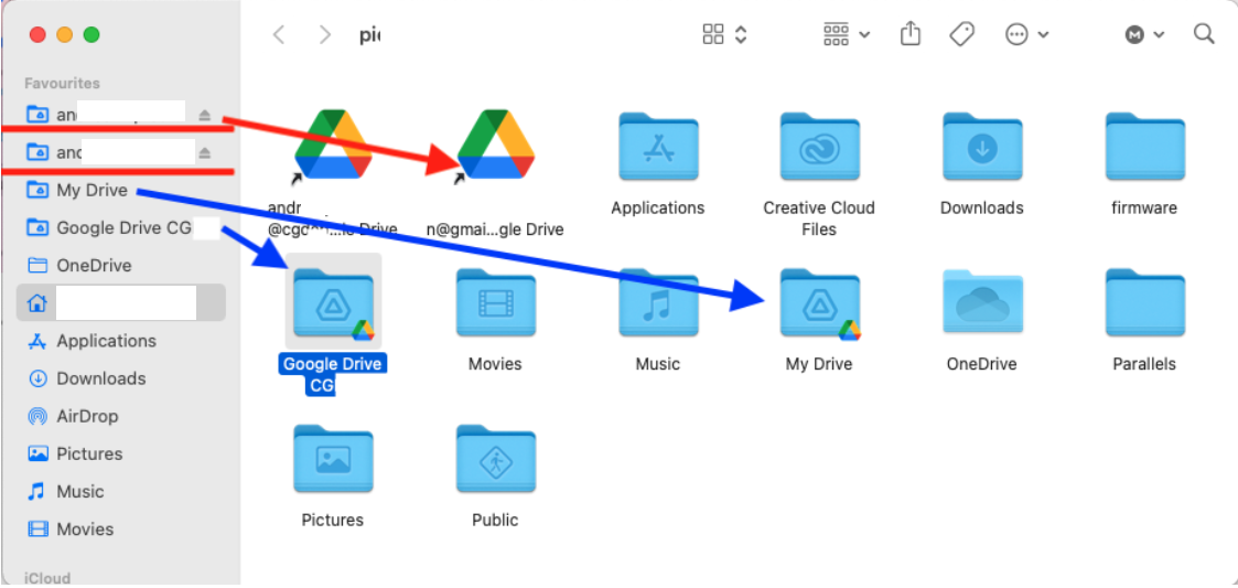 issues syncing google drive for mac