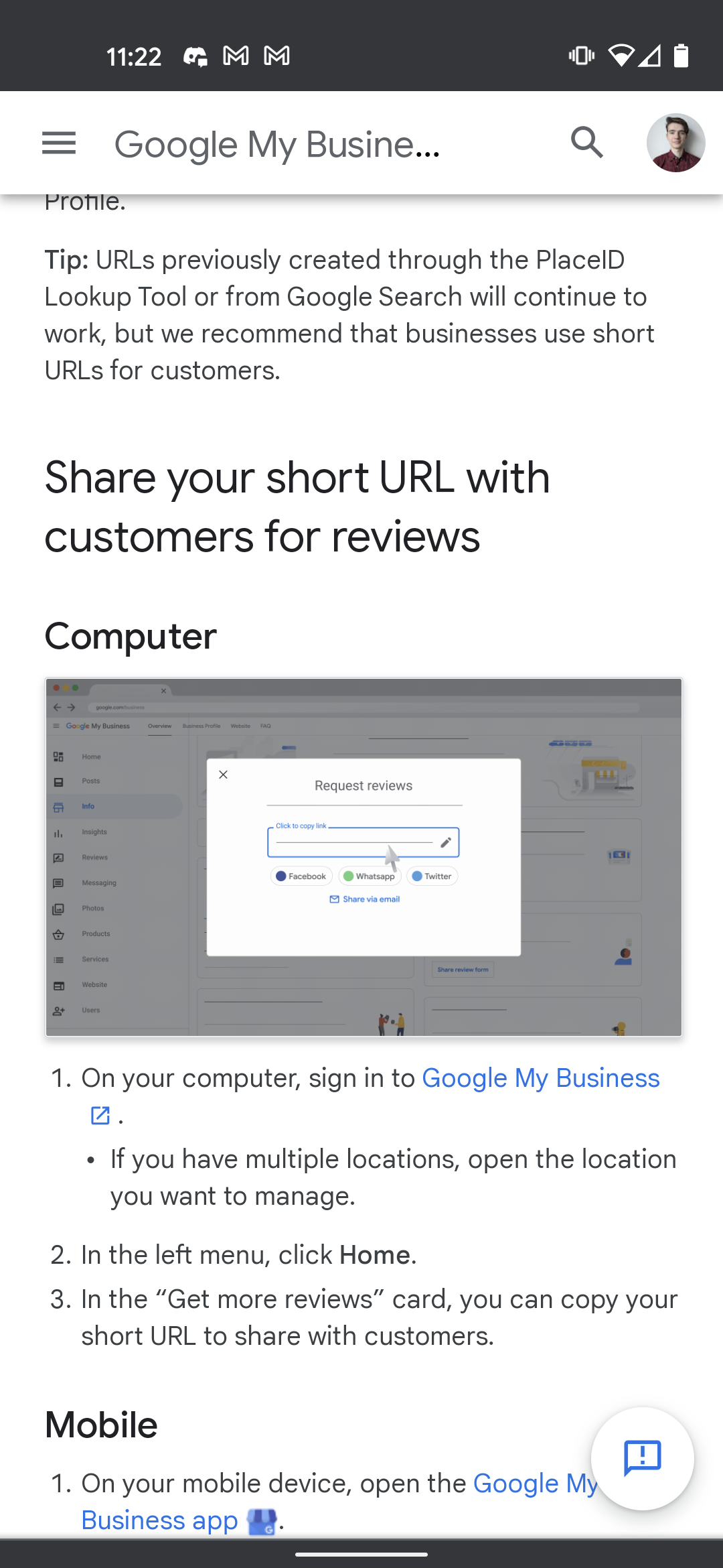 Google Feedback - Sites Community