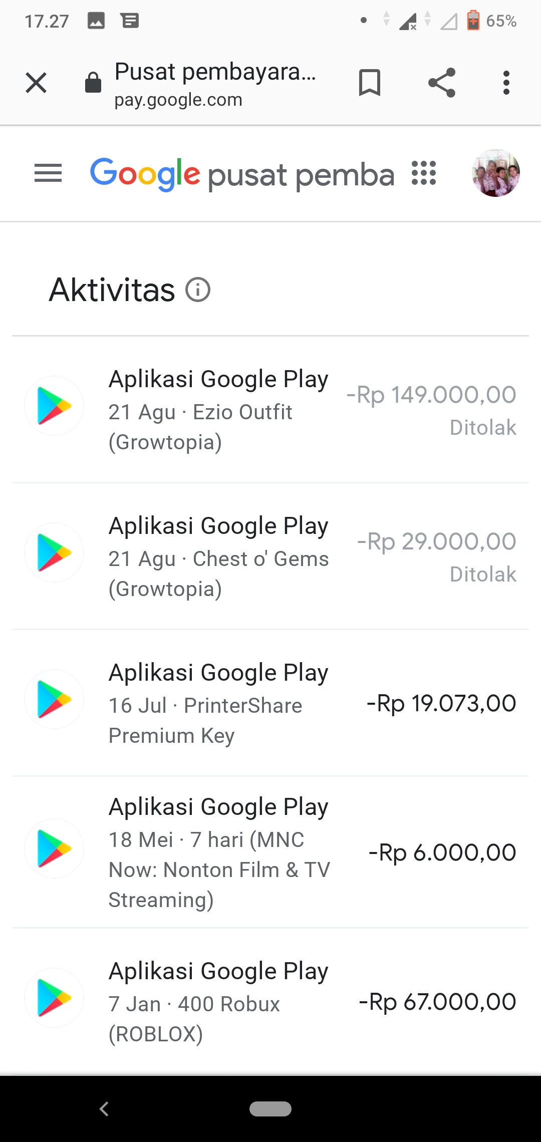 Membeli Menggunakan Saldo Sedikit Google Play Community