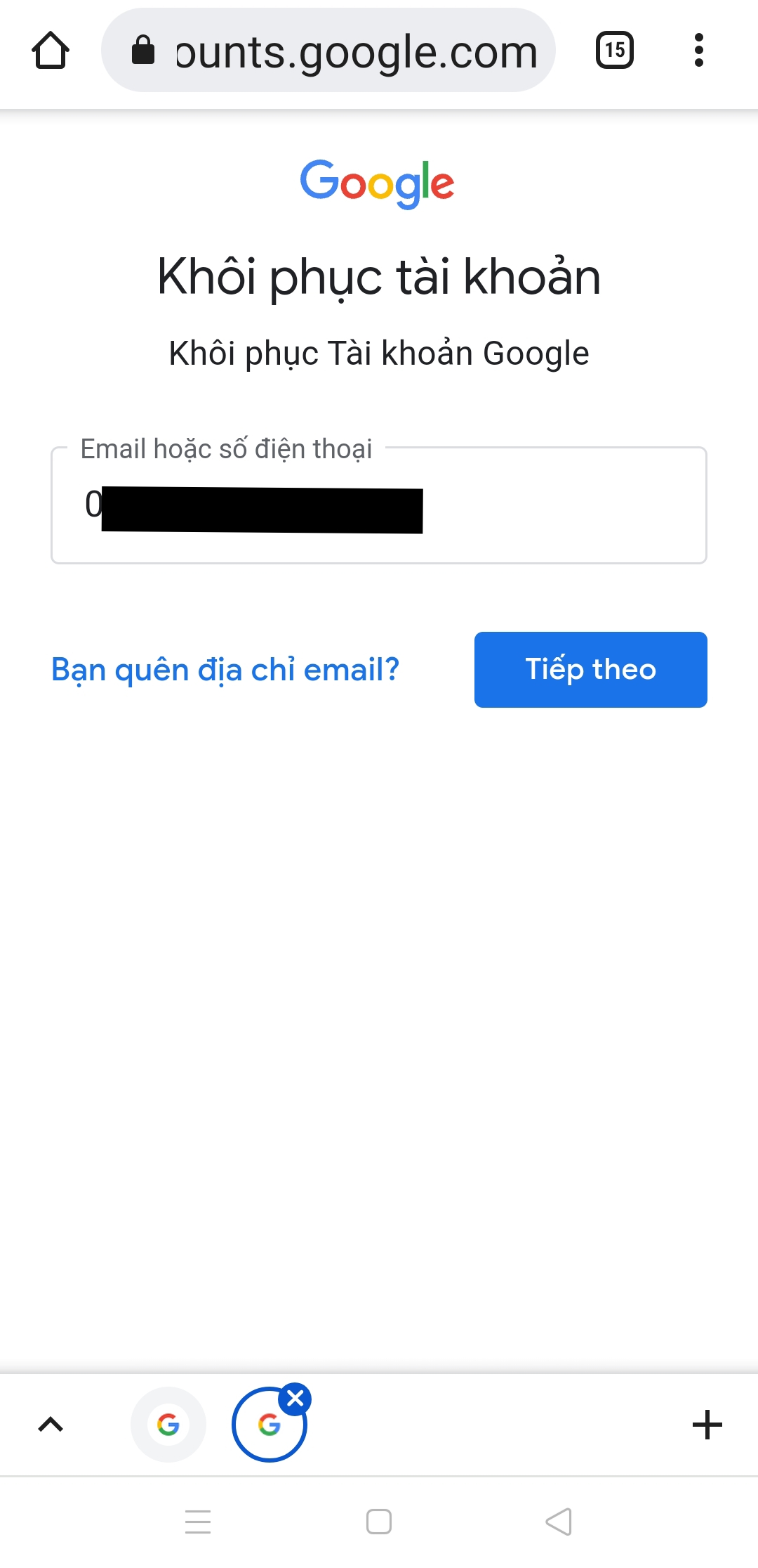 Admin Tôi Vừa Khôi Phục Lại Điện Thoại Và Gmail Đã Bị Xóa Đi Chỉ Còn Số  Điện Thoại Làm Sao Khôi Phục - Cộng Đồng Tài Khoản Google